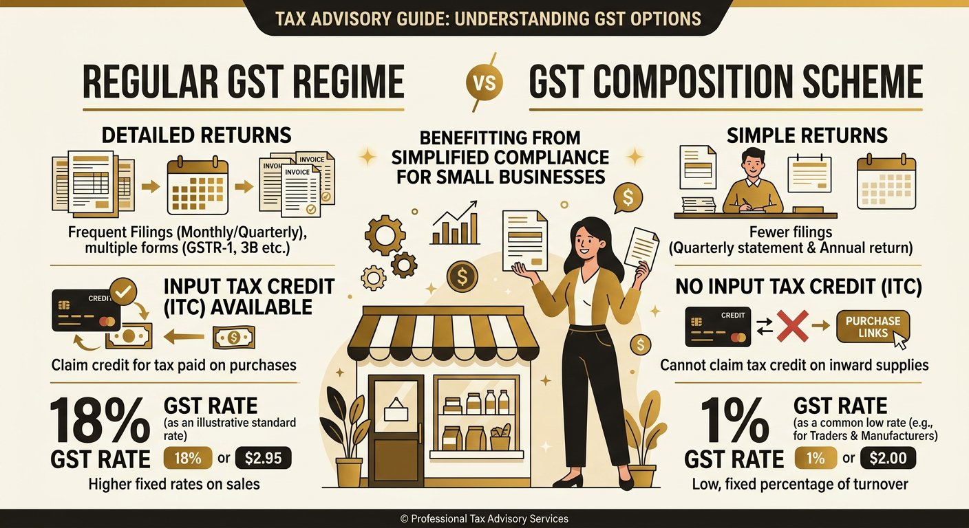 GST Composition Scheme -- Eligibility, Rates and Benefits
